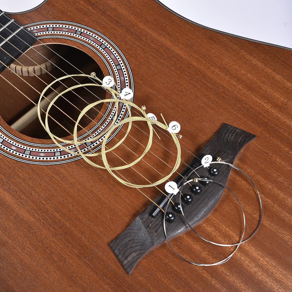6pcs/set Universal Acoustic Gu - Musical Instrument With Strings avis et prix
