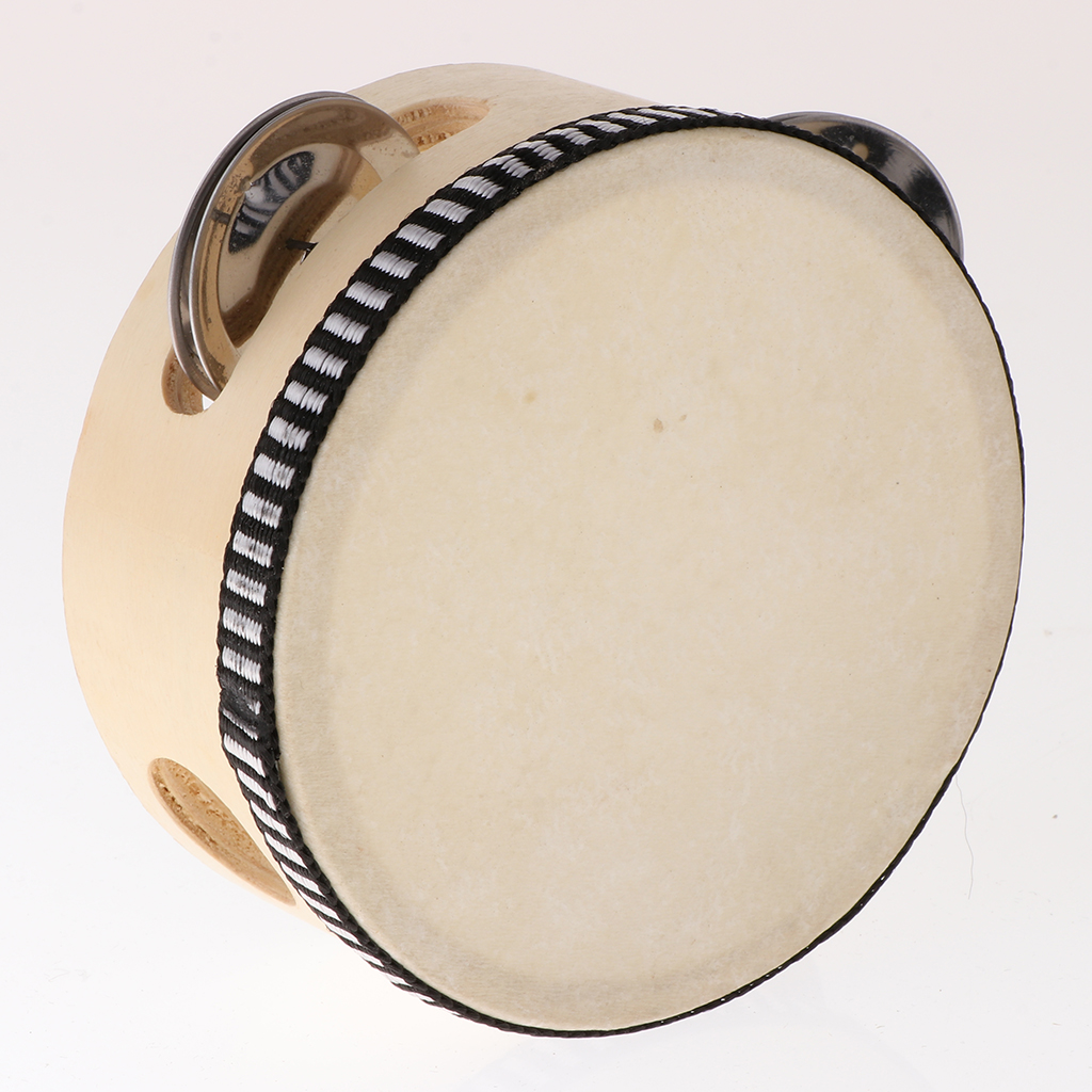 4/6inch Hand Held Wooden Tambo - Tambourine Hand Drum avis et prix