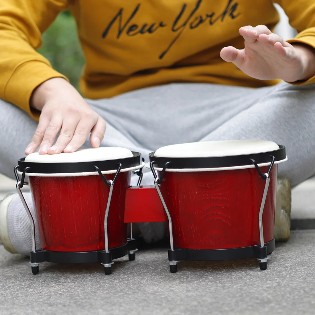 IRIN African Bongo Drum Wooden - Musical Instrument Percussion avis et prix