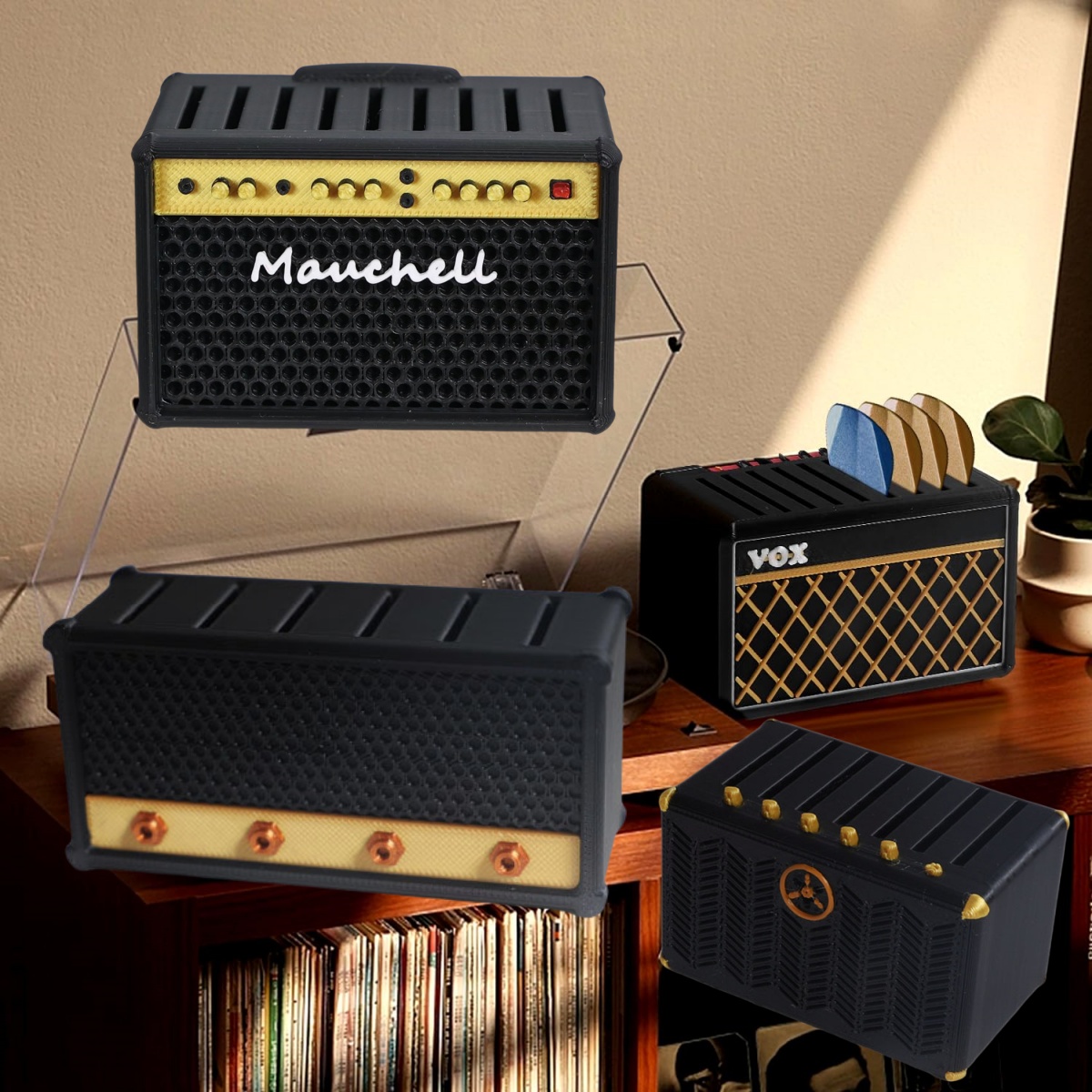 Guitar Pick Holder, 3D Printed - Musical Instrument Cajon avis et prix