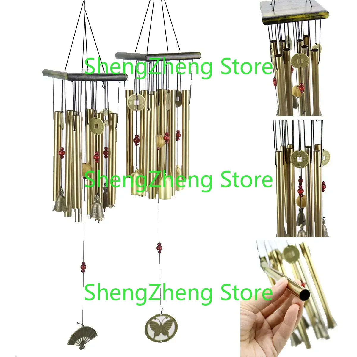 Solid Wood Hollow Tube Metal T - Wind Chime Tubular avis et prix