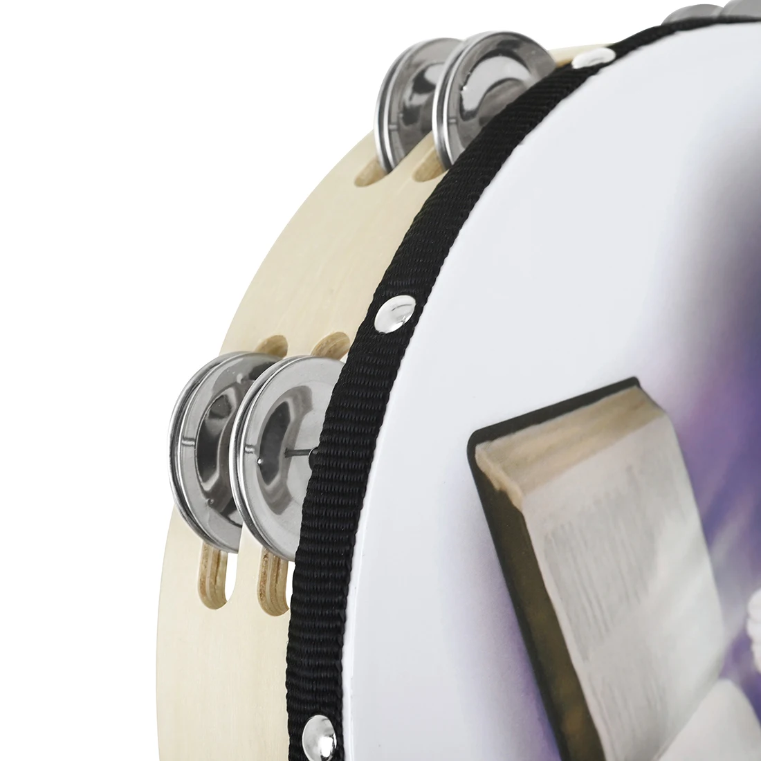 M MBAT 10-Inch Tambourine Wood - Tambourine Hand Drum avis et prix