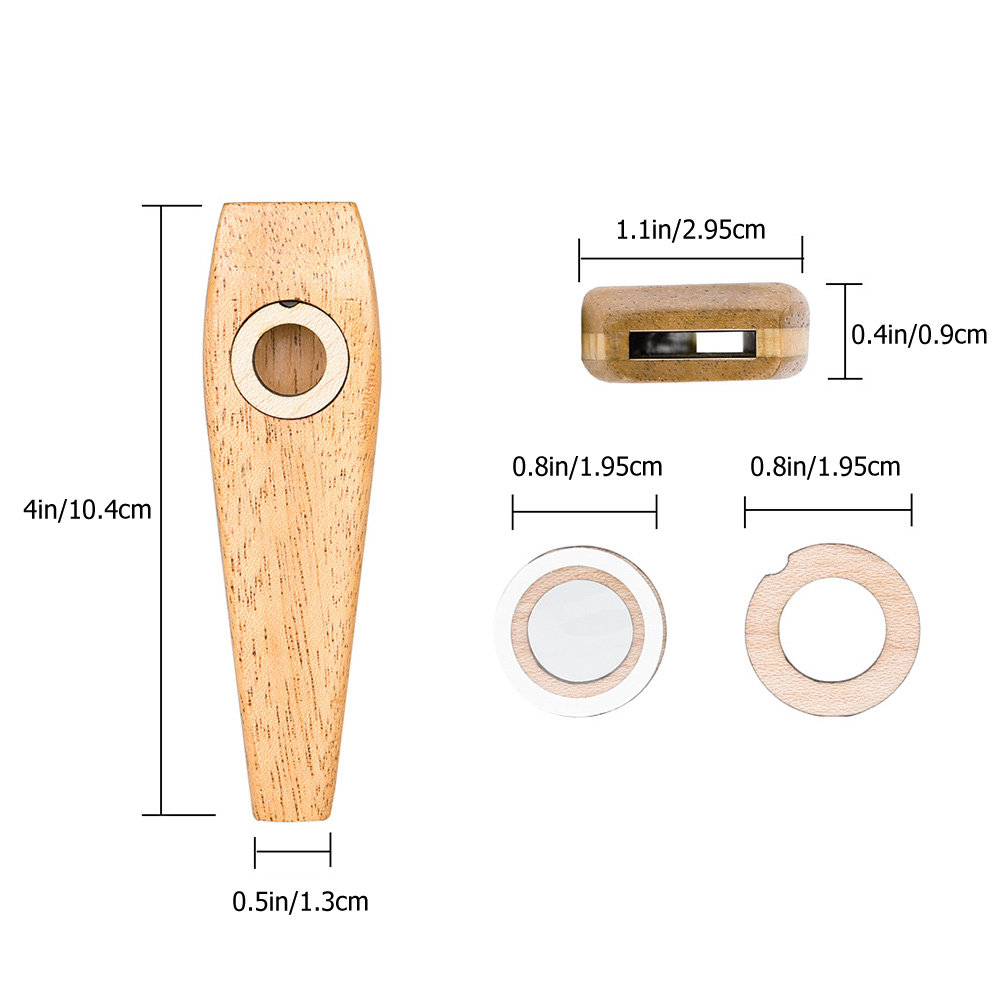 1Set Wooden Kazoo Musical Inst - Musical Instrument All avis et prix