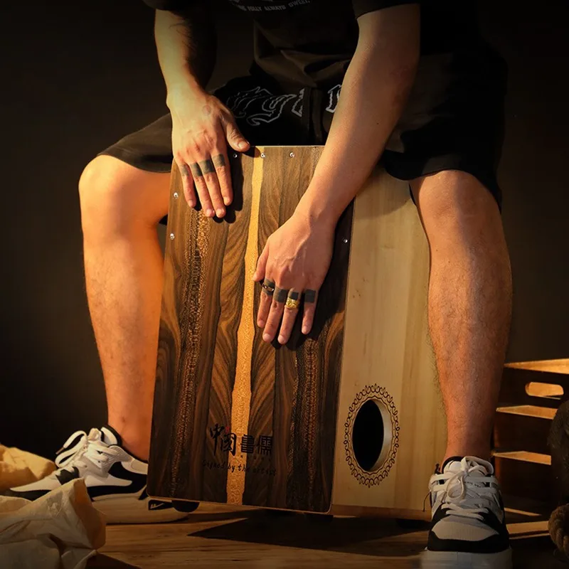 Solid Wood Cajon Box Drum Prof - Musical Instrument Cajon avis et prix