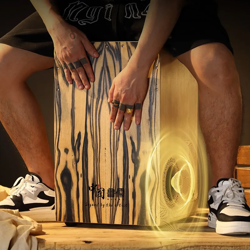 Solid Wood Cajon Box Drum Prof - Musical Instrument Cajon avis et prix
