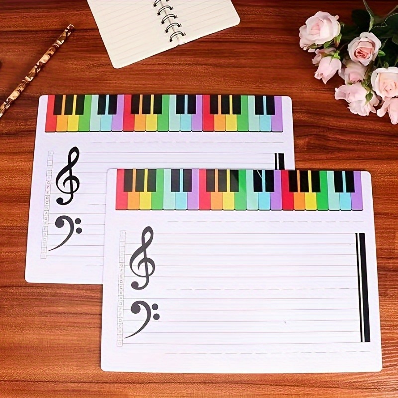 Rewritable Staff Whiteboard Mu - Musical Instrument Coloring Pages avis et prix