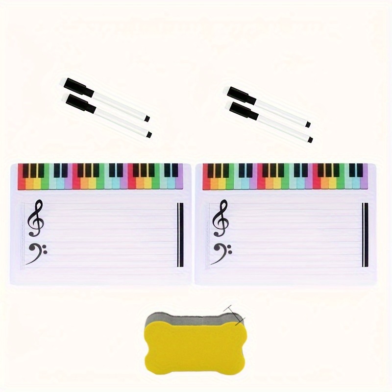 Rewritable Staff Whiteboard Mu - Musical Instrument Coloring Pages avis et prix