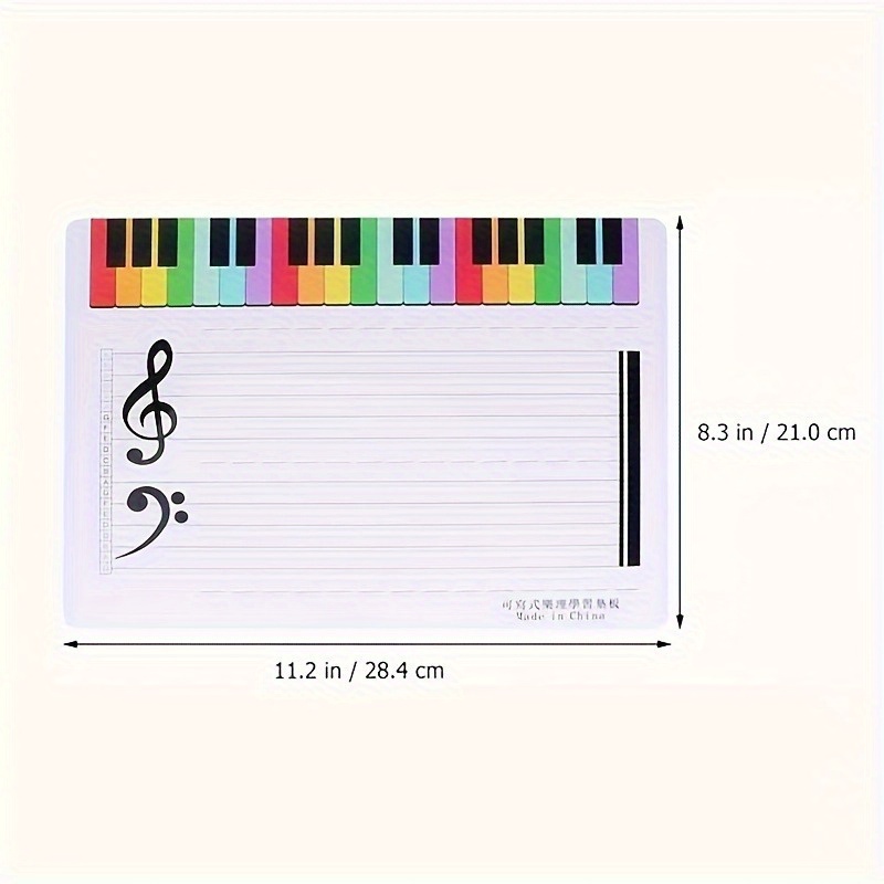Rewritable Staff Whiteboard Mu - Musical Instrument Coloring Pages avis et prix